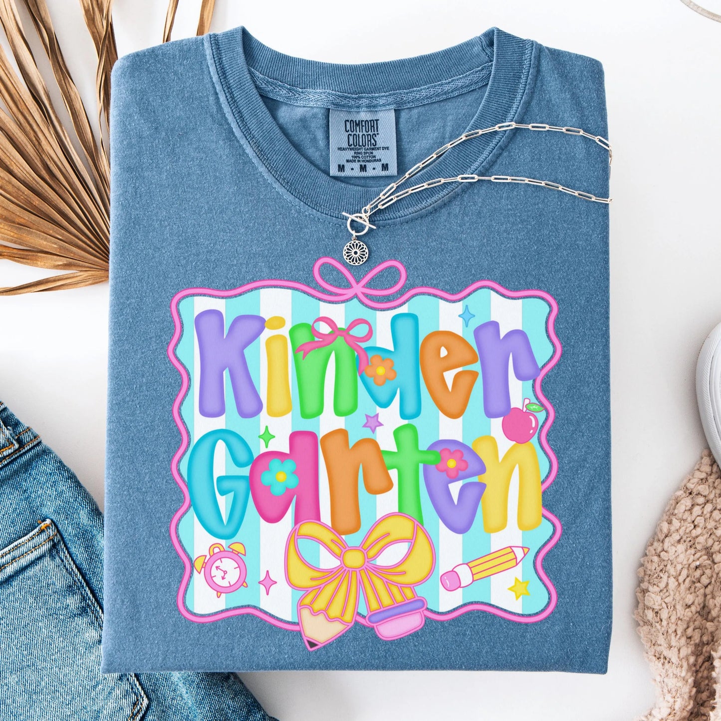Comfort Colors Teacher Shirt, Kindergarten Teacher Shirt, Kindergarten Shirt, Back to School Shirt, Custom Teacher Appreciation Tee