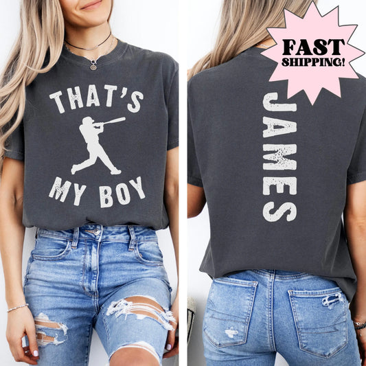 Comfort Colors Baseball Shirt, Baseball Mom Shirt, Baseball Mama Shirt, Baseball Sister Shirt, Photo Shirt, Custom Matching Baseball Shirts