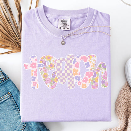 Comfort Colors Teacher Shirt, Teacher Shirts, Kindergarten Teacher Shirt, Custom Teacher Tshirt, Back to School Shirt, Teacher Appreciation