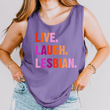 Comfort Colors Pride Shirt, Gay Shirt, LGBTQ Tank Top, Lesbian Tee, Inclusive Shirt, Transgender Shirt, Equality Shirt, Lesbian Tank Top