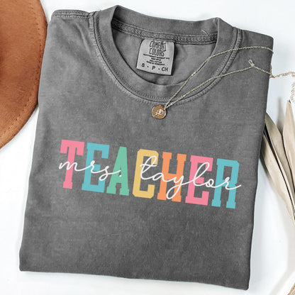 Comfort Colors Teacher Shirt, First Grade Teacher Shirt, Kindergarten Teacher Shirt, 1st Grade Teacher, Back to School Shirt, Teacher Tee