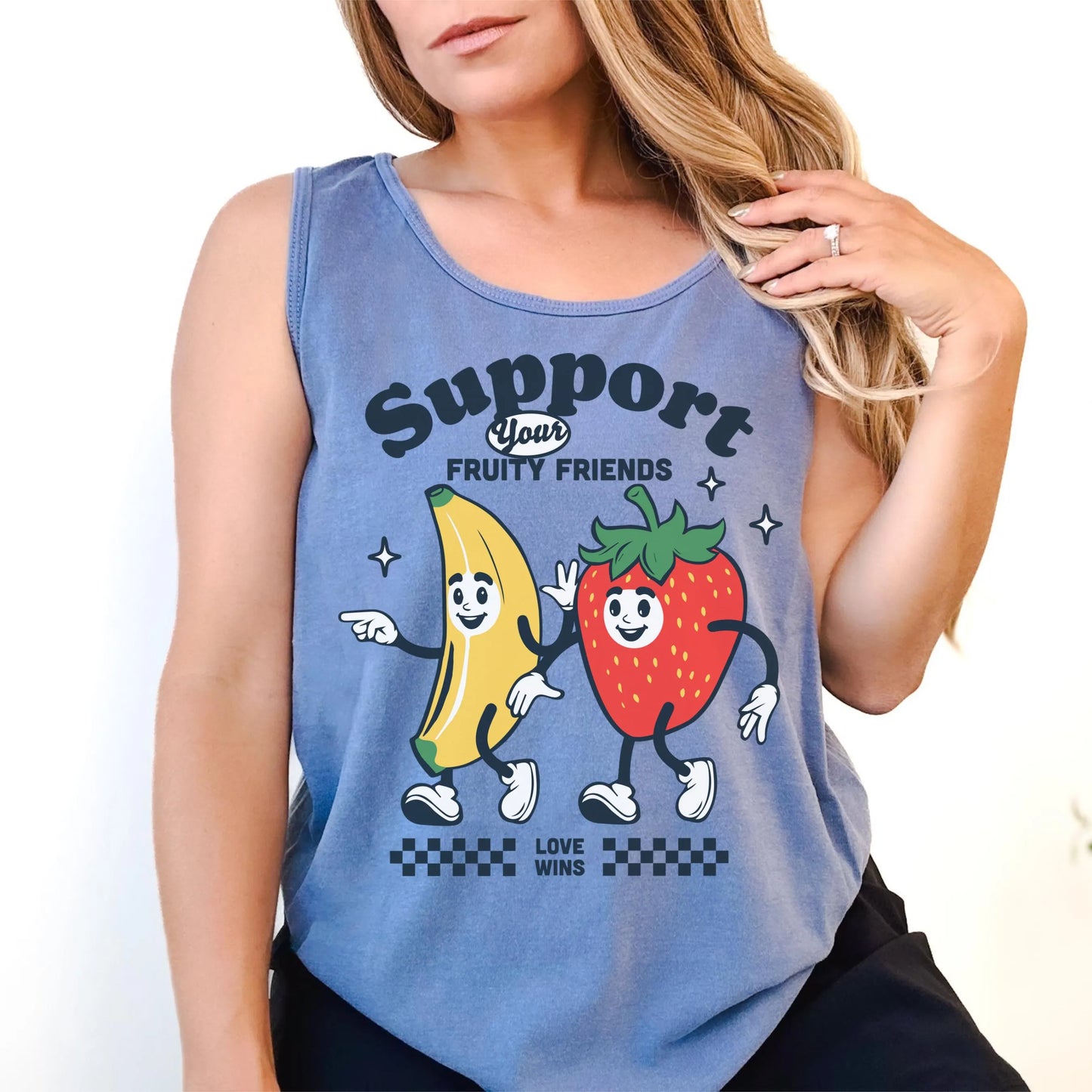 Comfort Colors Pride Shirt, Gay Shirt, LGBTQ Tank Top, Lesbian Tee, Inclusive Shirt, Transgender Shirt, Equality Shirt, Ally Shirt, Fruity