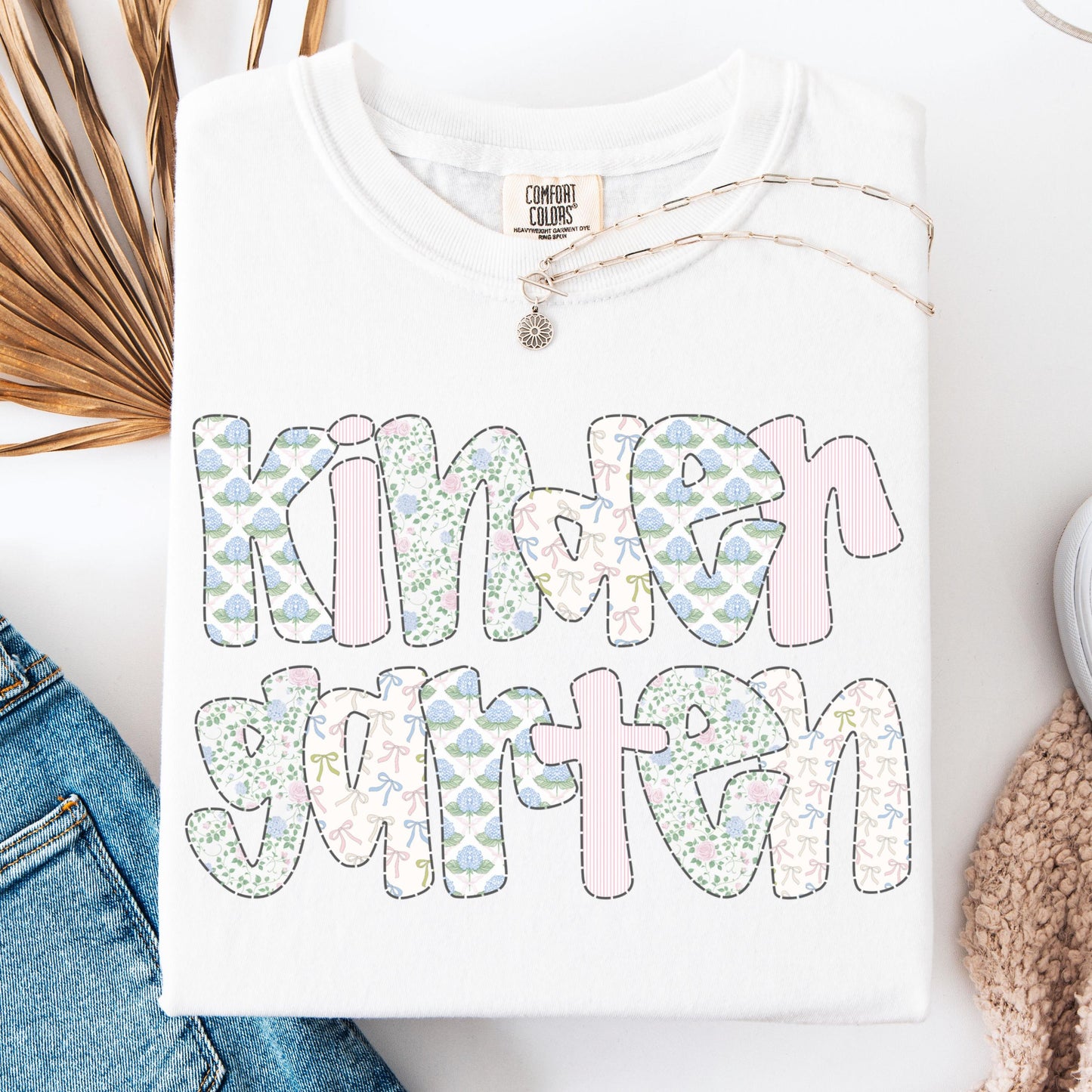 Comfort Colors Teacher Shirt, Kindergarten Teacher Shirt, Kinder Teacher Shirt, Custom Teacher Tee, Back to School Shirt, Teacher Team