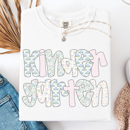 Comfort Colors Teacher Shirt, Kindergarten Teacher Shirt, Kinder Teacher Shirt, Custom Teacher Tee, Back to School Shirt, Teacher Team
