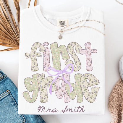 Comfort Colors Teacher Shirt, First Grade Teacher Shirt, 1st Grade Teacher Shirt, 1st Grade Teacher Tee, Back to School Shirt, Teacher Tee