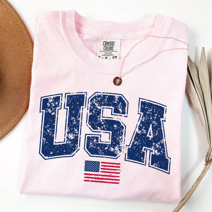 Comfort Colors 4th of July Shirt, USA Shirt, Fourth of July Shirt, American Shirt, Classic USA Shirt, Merica Shirt, God Bless America