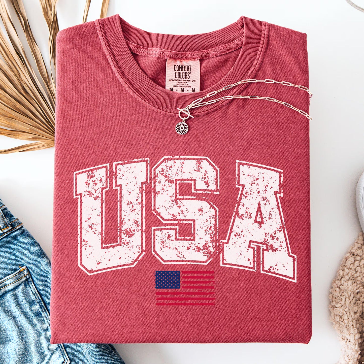 Comfort Colors 4th of July Shirt, USA Shirt, Fourth of July Shirt, American Shirt, Classic USA Shirt, Merica Shirt, God Bless America