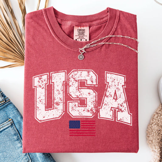 Comfort Colors 4th of July Shirt, USA Shirt, Fourth of July Shirt, American Shirt, Classic USA Shirt, Merica Shirt, God Bless America