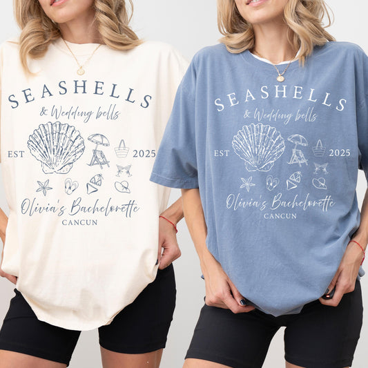 Comfort Colors Bachelorette Shirt, Bachelorette Party Shirts, Bride Shirt, Beach Bachelorette Shirts, Coastal Wedding Bridesmaid Shirts