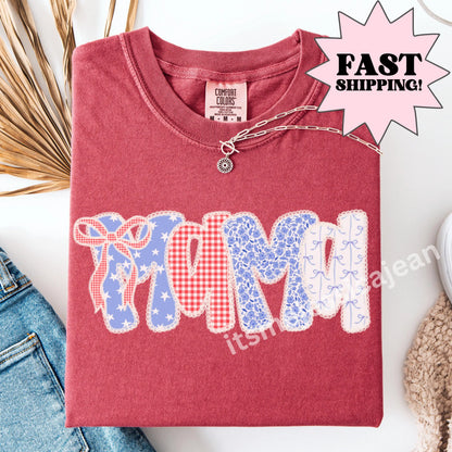 Comfort Colors 4th of July Shirt, USA Shirt, Mama Shirt, Fourth of July Shirt, American Shirt, USA Tee, Merica Shirt, God Bless America