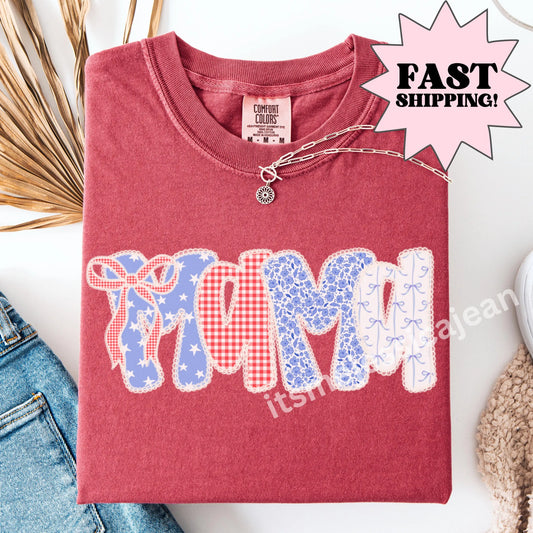 Comfort Colors 4th of July Shirt, USA Shirt, Mama Shirt, Fourth of July Shirt, American Shirt, USA Tee, Merica Shirt, God Bless America