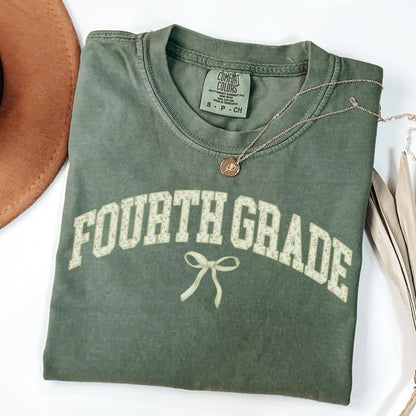 Comfort Colors Teacher Shirt, Fourth Grade Teacher Shirt, 4th Grade Teacher Shirt, Back to School Shirt, Custom Teacher Appreciation Tee