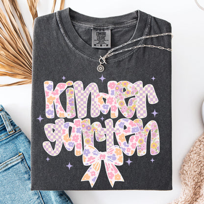 Comfort Colors Teacher Shirt, Kindergarten Teacher Shirt, Kindergarten Shirt, Back to School Shirt, Custom Teacher Appreciation Tee