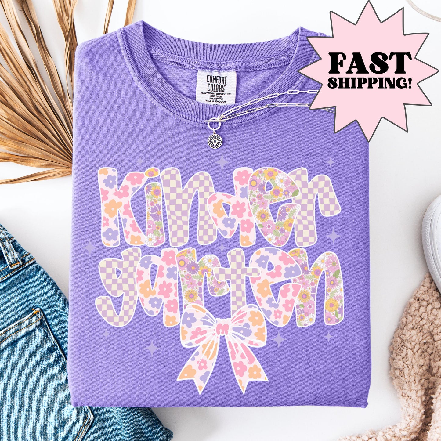 Comfort Colors Teacher Shirt, Kindergarten Teacher Shirt, Kindergarten Shirt, Back to School Shirt, Custom Teacher Appreciation Tee