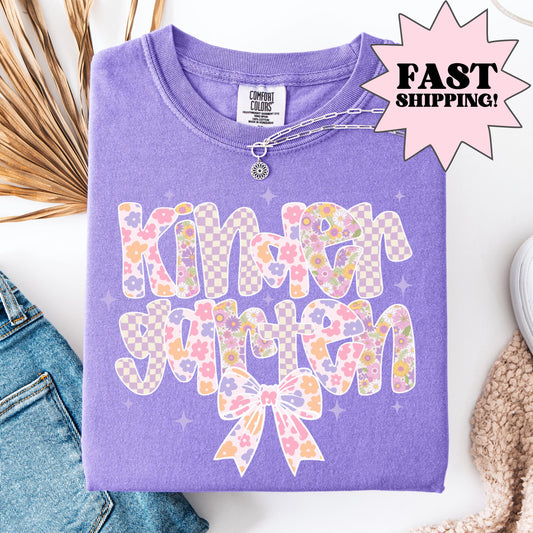 Comfort Colors Teacher Shirt, Kindergarten Teacher Shirt, Kindergarten Shirt, Back to School Shirt, Custom Teacher Appreciation Tee