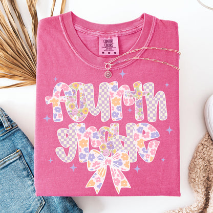 Comfort Colors Teacher Shirt, Fourth Grade Teacher Shirt, 4th Grade Teacher Shirt, Back to School Shirt, Custom Teacher Appreciation Tee