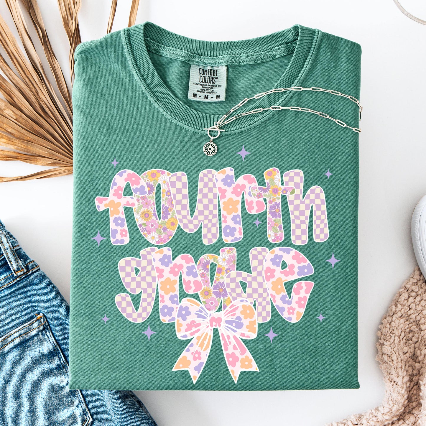 Comfort Colors Teacher Shirt, Fourth Grade Teacher Shirt, 4th Grade Teacher Shirt, Back to School Shirt, Custom Teacher Appreciation Tee