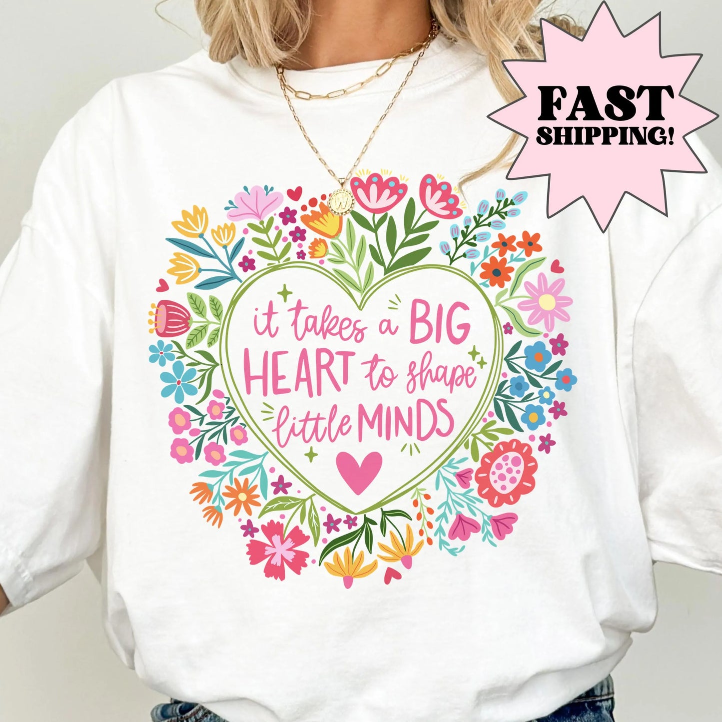 Comfort Colors Teacher Shirt, Teacher Shirts, Kindergarten Teacher Shirt, Big Heart Little Minds Shirt, Progress Over Perfection TShirt