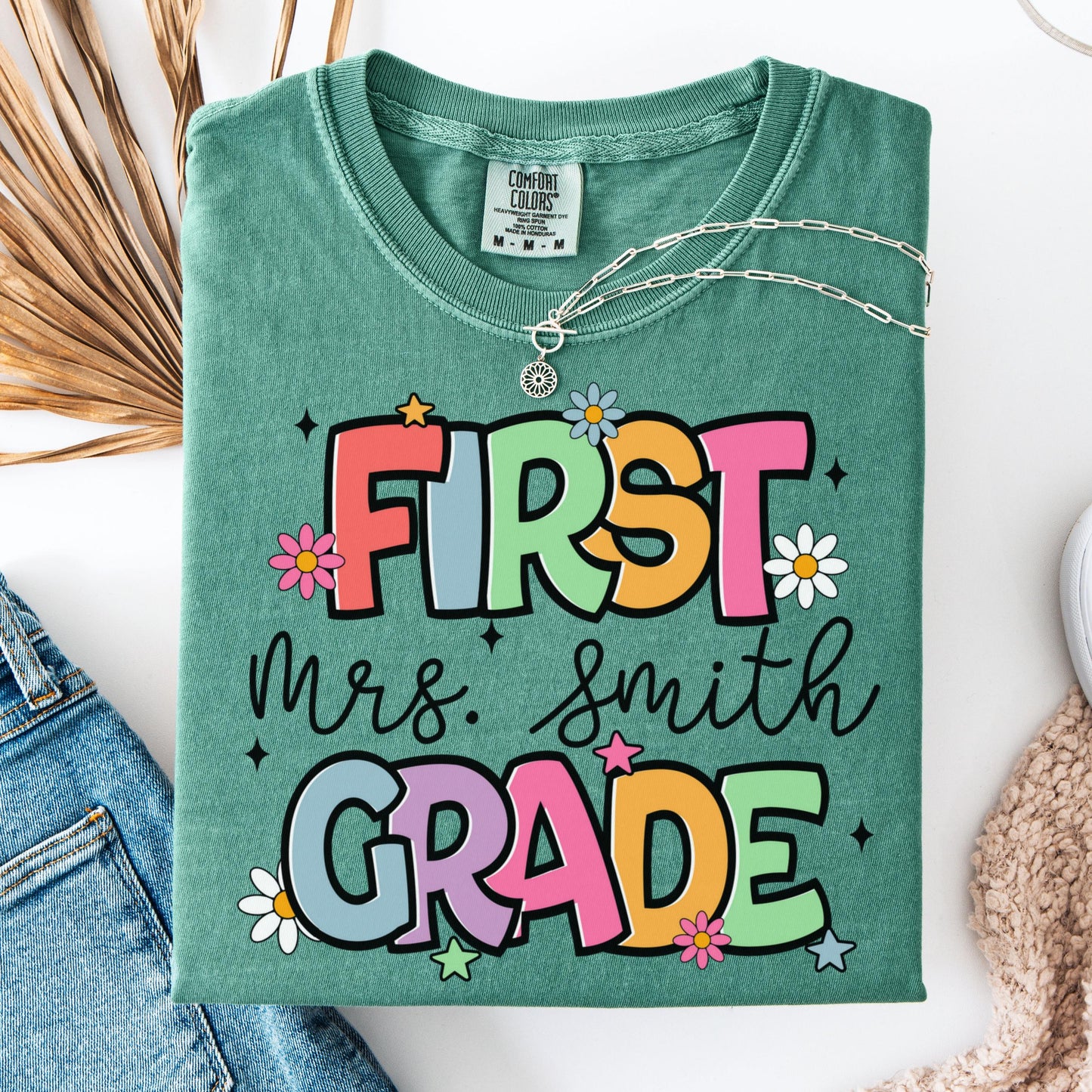 Comfort Colors Teacher Shirt, First Grade Teacher Shirt, 1st Grade Teacher Shirt, 1st Grade Teacher Tee, Back to School Shirt, Teacher Tee
