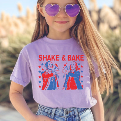 Comfort Colors Kids 4th of July Shirt, Youth USA Shirt, Shake And Bake Shirt, Matching Kids Fourth of July Tees, President Kids Shirt