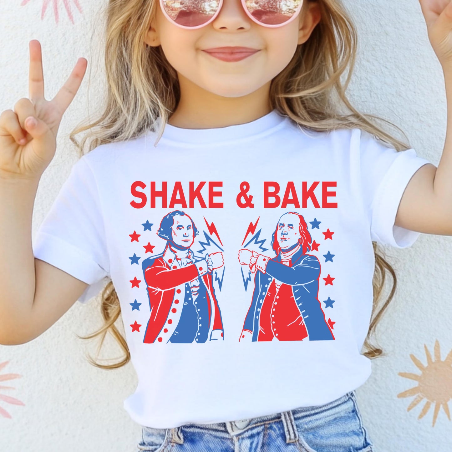Comfort Colors Kids 4th of July Shirt, Youth USA Shirt, Shake And Bake Shirt, Matching Kids Fourth of July Tees, President Kids Shirt