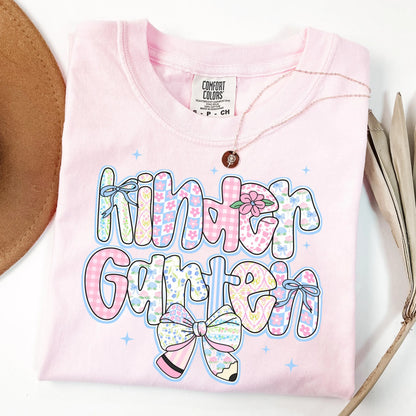 Comfort Colors Teacher Shirt, Kindergarten Teacher Shirt, Kindergarten Shirt, Back to School Shirt, Custom Teacher Appreciation Tee