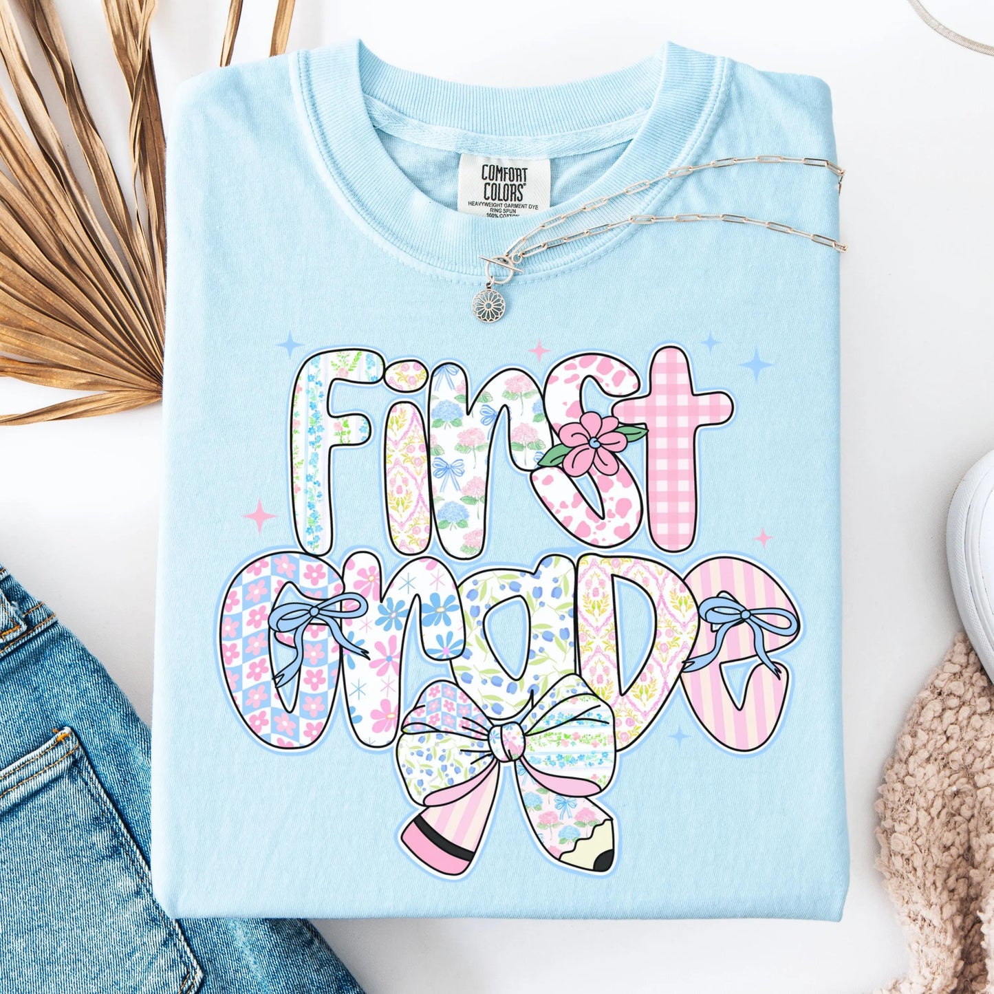 Comfort Colors Teacher Shirt, First Grade Teacher Shirt, 1st Grade Shirt, Back to School Shirt, Elementary School Teacher Appreciation Tee