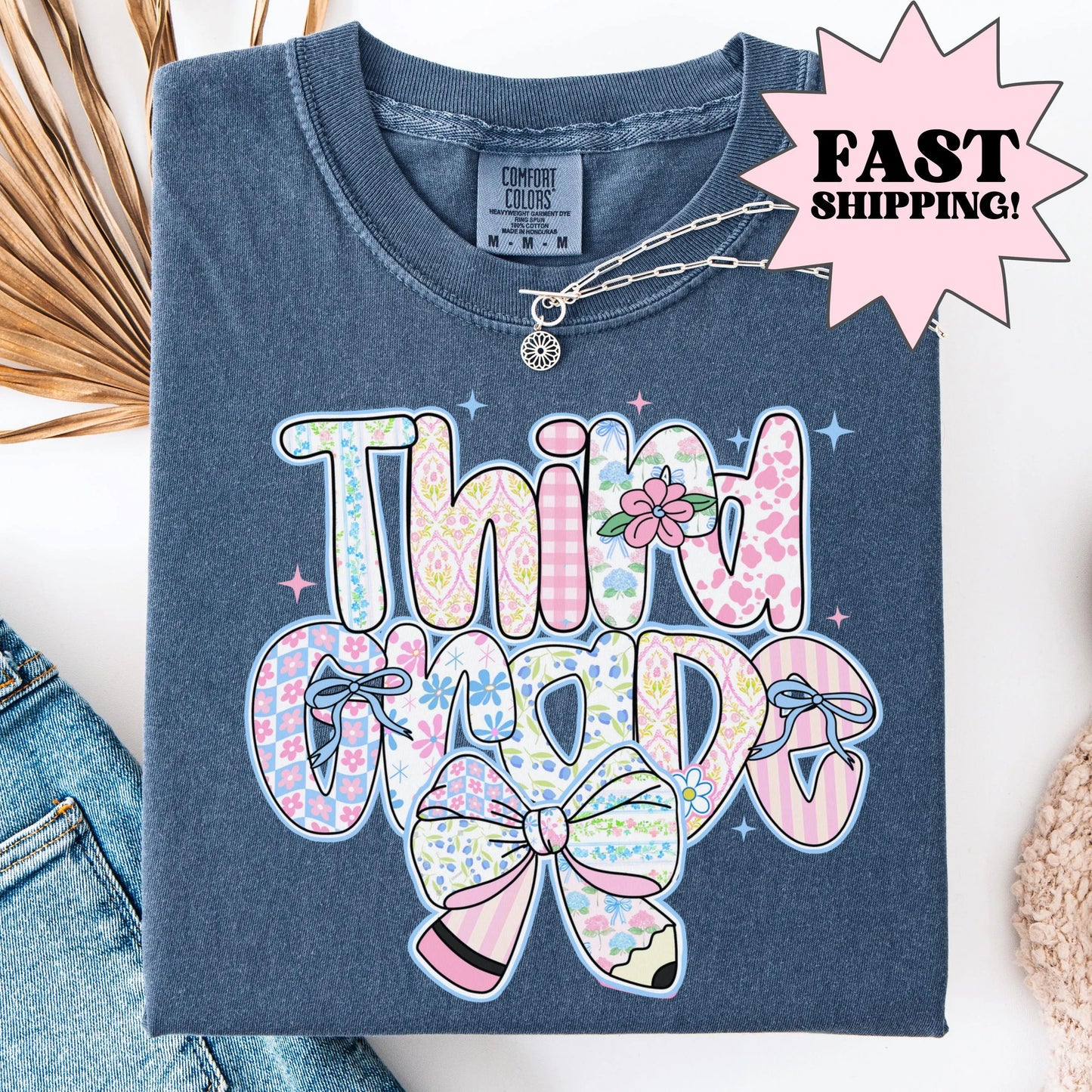 Comfort Colors Teacher Shirt, Third Grade Teacher Shirt, 3rd Grade Shirt, Back to School Shirt, Elementary School Teacher Appreciation Tee