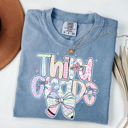 Comfort Colors Teacher Shirt, Third Grade Teacher Shirt, 3rd Grade Shirt, Back to School Shirt, Elementary School Teacher Appreciation Tee