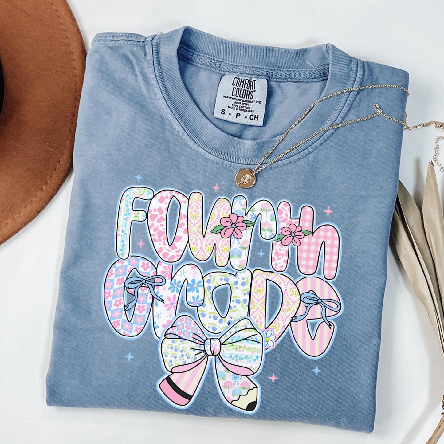 Comfort Colors Teacher Shirt, Fourth Grade Teacher Shirt, 4th Grade Teacher Shirt, Back to School Shirt, Custom Teacher Appreciation Tee