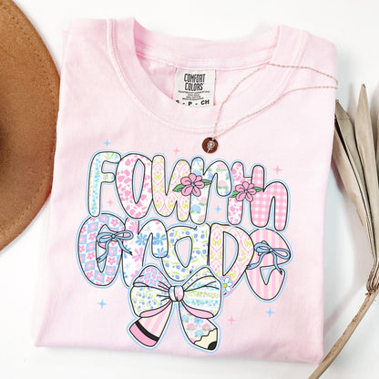 Comfort Colors Teacher Shirt, Fourth Grade Teacher Shirt, 4th Grade Teacher Shirt, Back to School Shirt, Custom Teacher Appreciation Tee