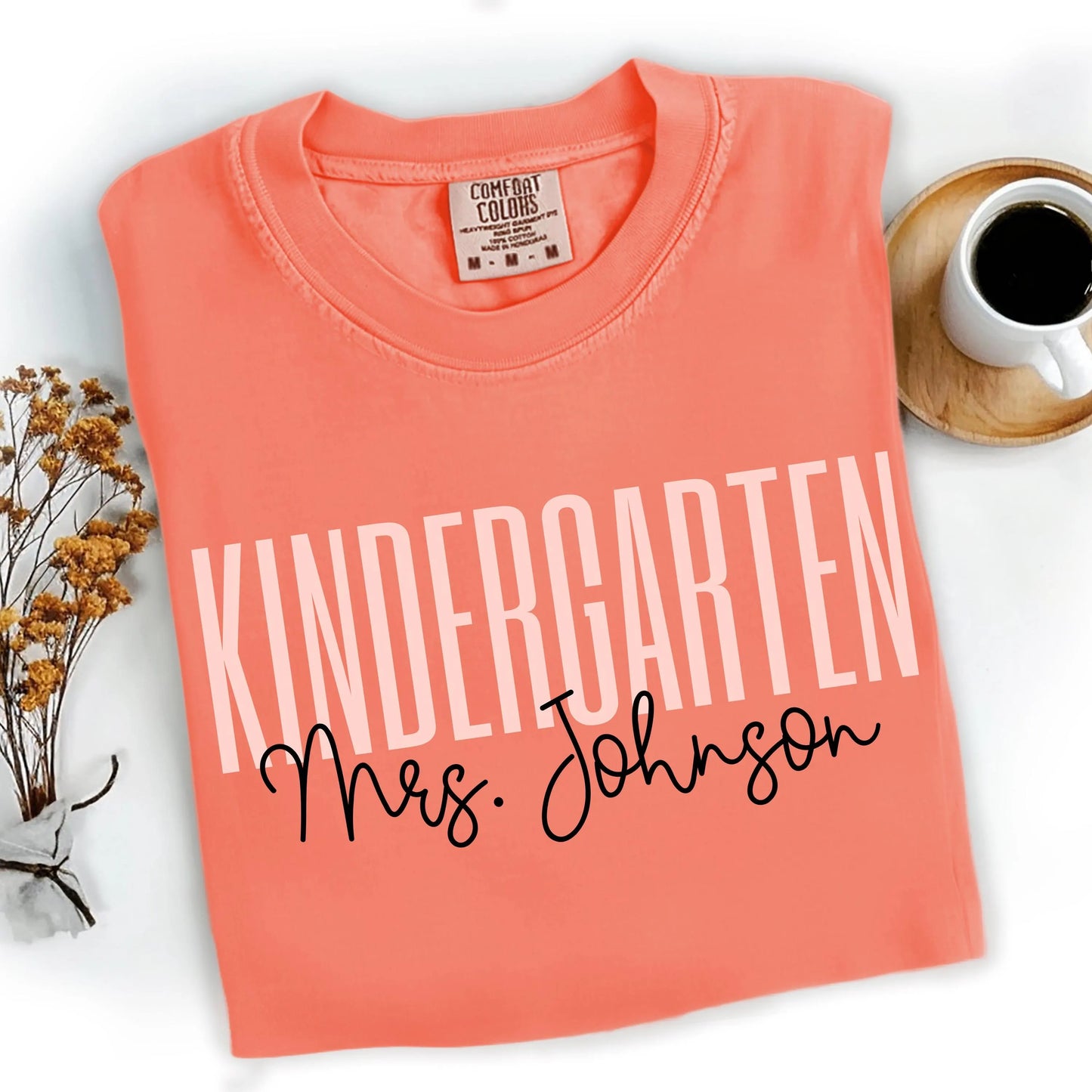 Comfort Colors Teacher Shirt, Kindergarten Teacher Shirt, Kindergarten Shirt, Back to School Shirt, Custom Teacher Appreciation Tee