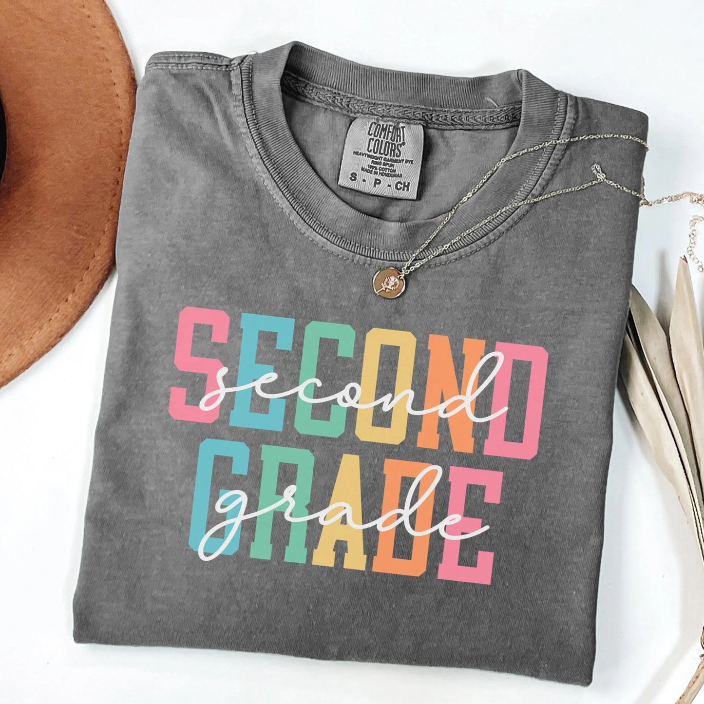 Comfort Colors Teacher Shirt, Second Grade Teacher Shirt, 2nd Grade Teacher Shirt, 2nd Grade Teacher Tee, Back to School Shirt, Teacher Tee