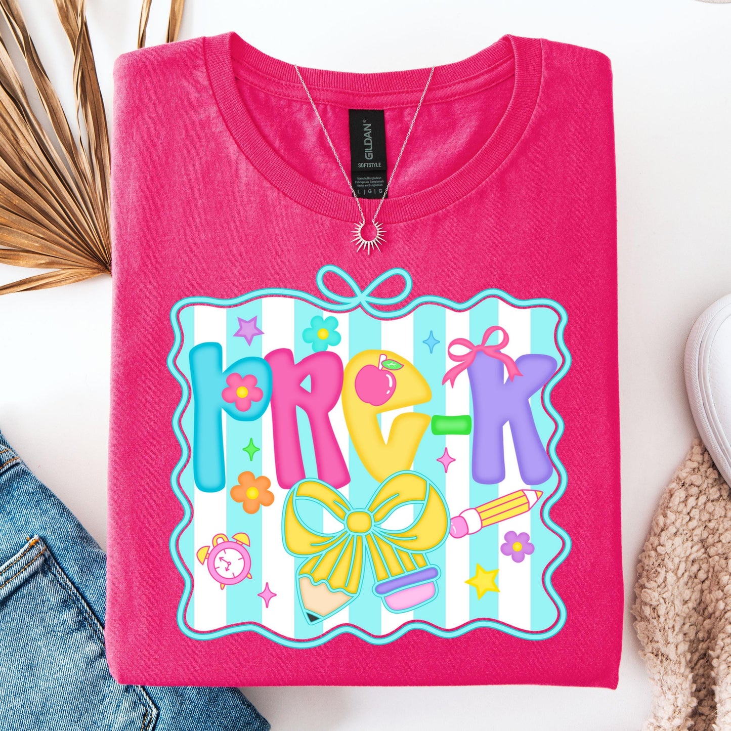 Comfort Colors Teacher Shirt, Pre K Grade Teacher Shirt, Kindergarten Teacher Shirt, Pre K Teacher Tee, Back to School Shirt, Teacher Tee