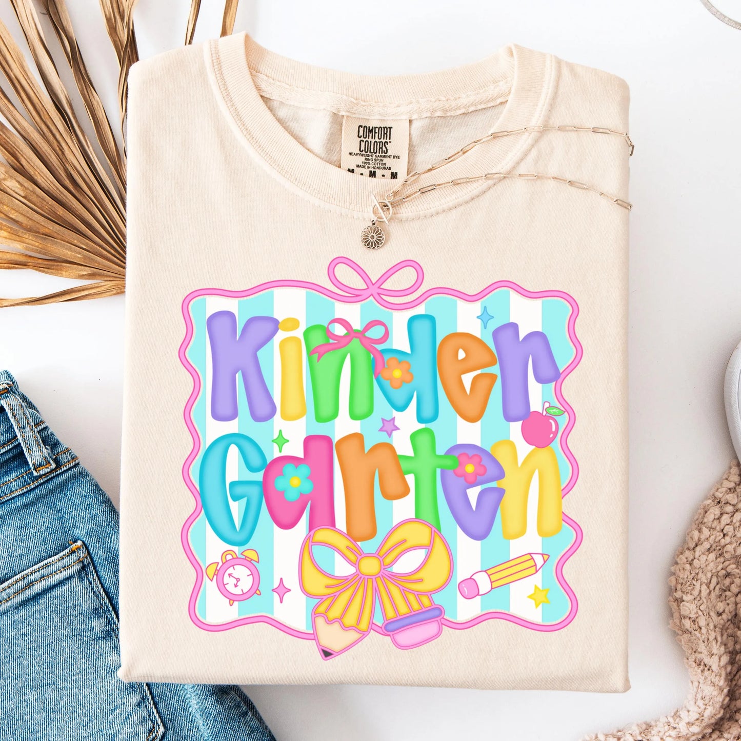 Comfort Colors Teacher Shirt, Kindergarten Teacher Shirt, Kindergarten Shirt, Back to School Shirt, Custom Teacher Appreciation Tee