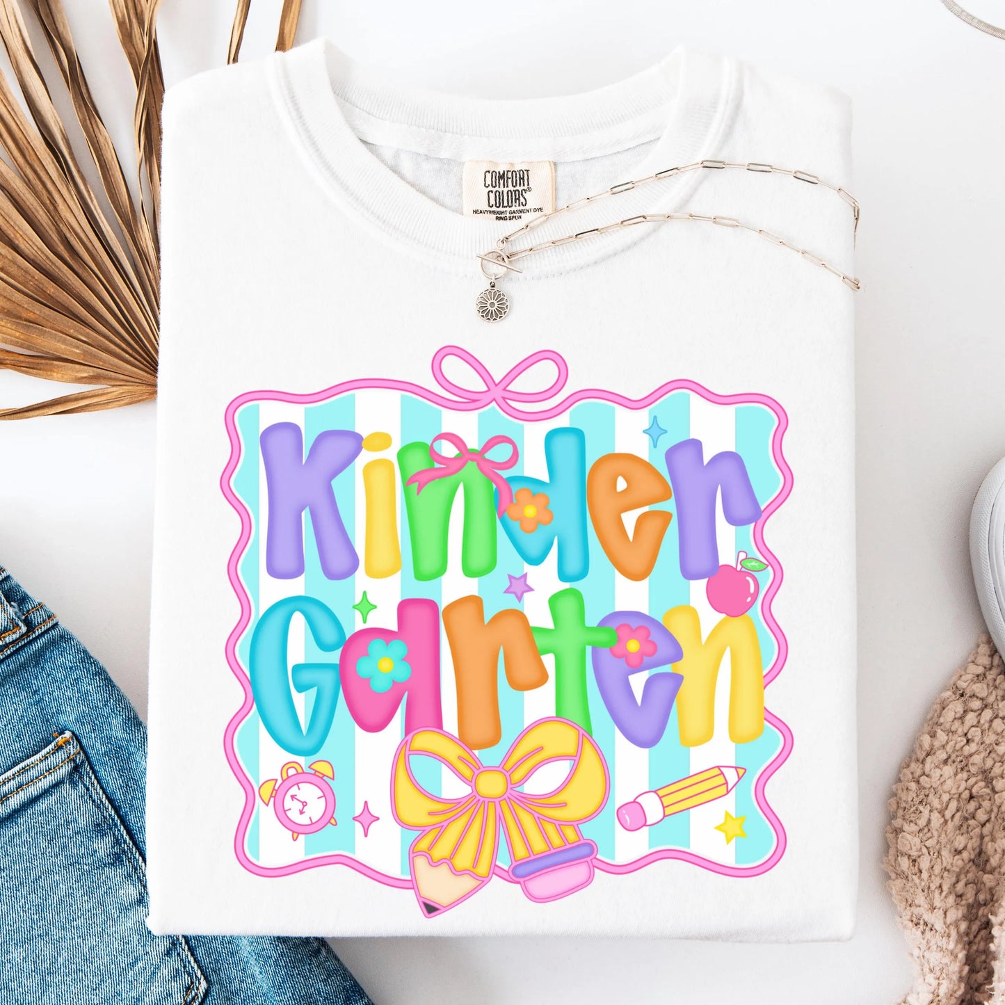Comfort Colors Teacher Shirt, Kindergarten Teacher Shirt, Kindergarten Shirt, Back to School Shirt, Custom Teacher Appreciation Tee