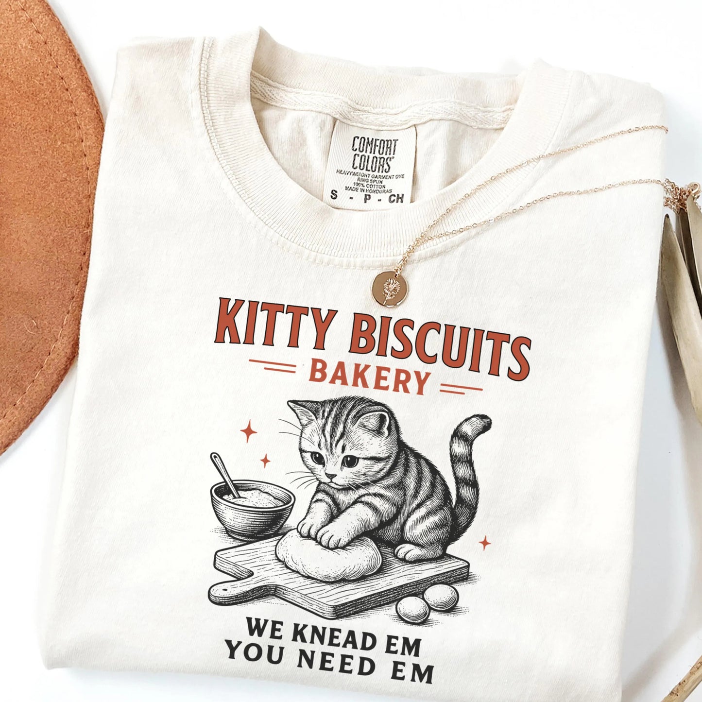 Comfort Colors Cat Shirt, Funny Cat Shirt, Sourdough Shirt, Cat Meme Shirt, Cat T Shirt, Biscuit Shirt, Bakery Tee, Kitty Lover Gift Tee