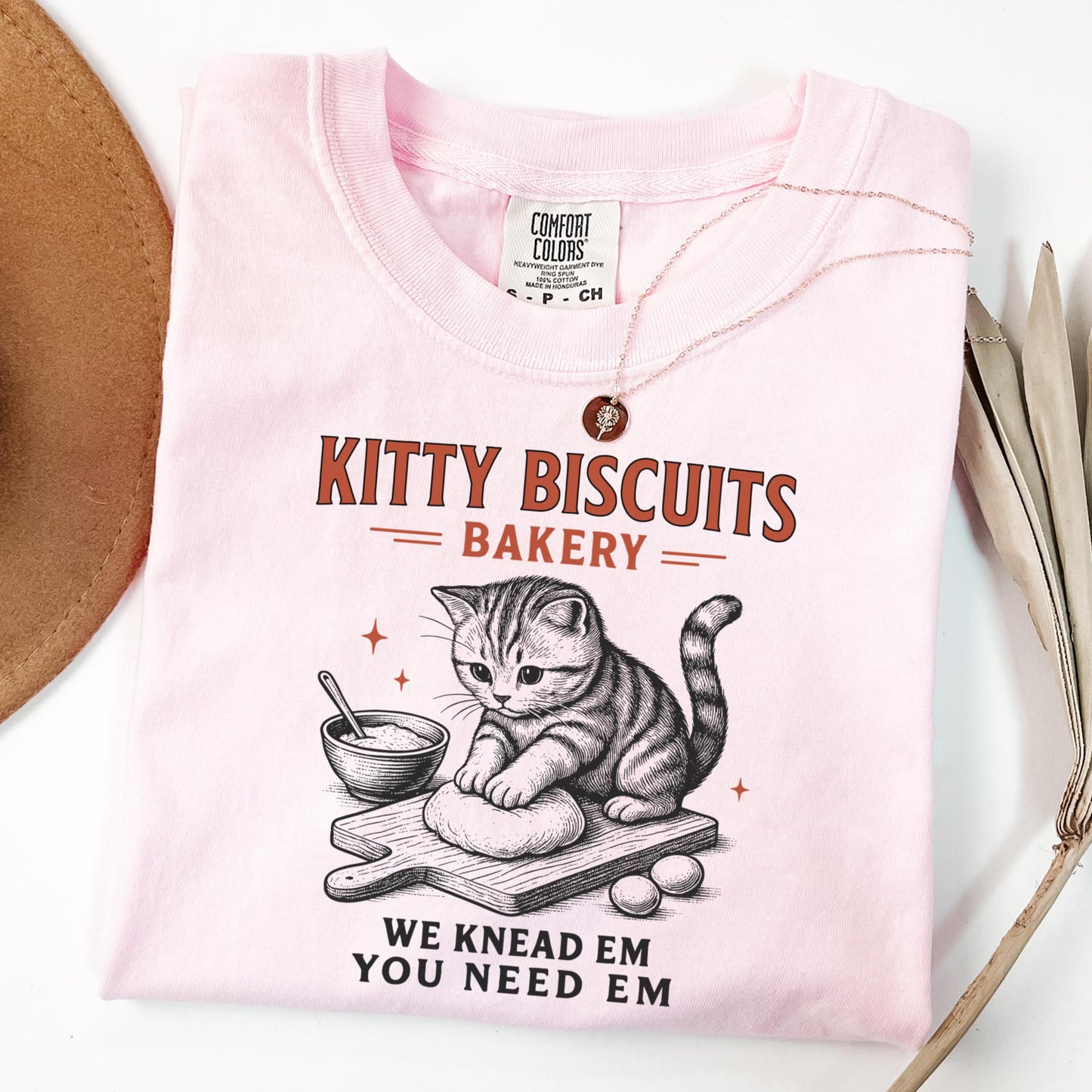 Comfort Colors Cat Shirt, Funny Cat Shirt, Sourdough Shirt, Cat Meme Shirt, Cat T Shirt, Biscuit Shirt, Bakery Tee, Kitty Lover Gift Tee