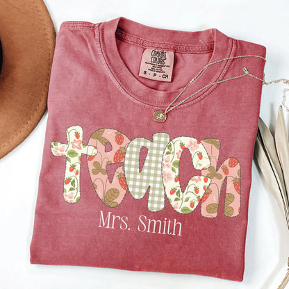 Comfort Colors Teacher Shirt, Teacher Shirts, Kindergarten Teacher Shirt, Custom Teacher Tshirt, Back to School Shirt, Teacher Appreciation