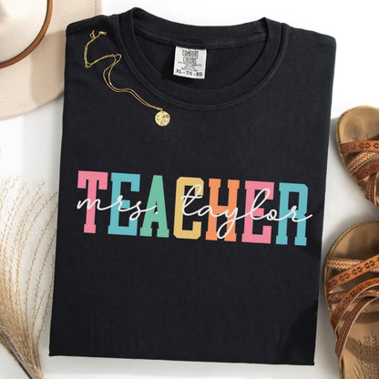 Comfort Colors Teacher Shirt, First Grade Teacher Shirt, Kindergarten Teacher Shirt, 1st Grade Teacher, Back to School Shirt, Teacher Tee