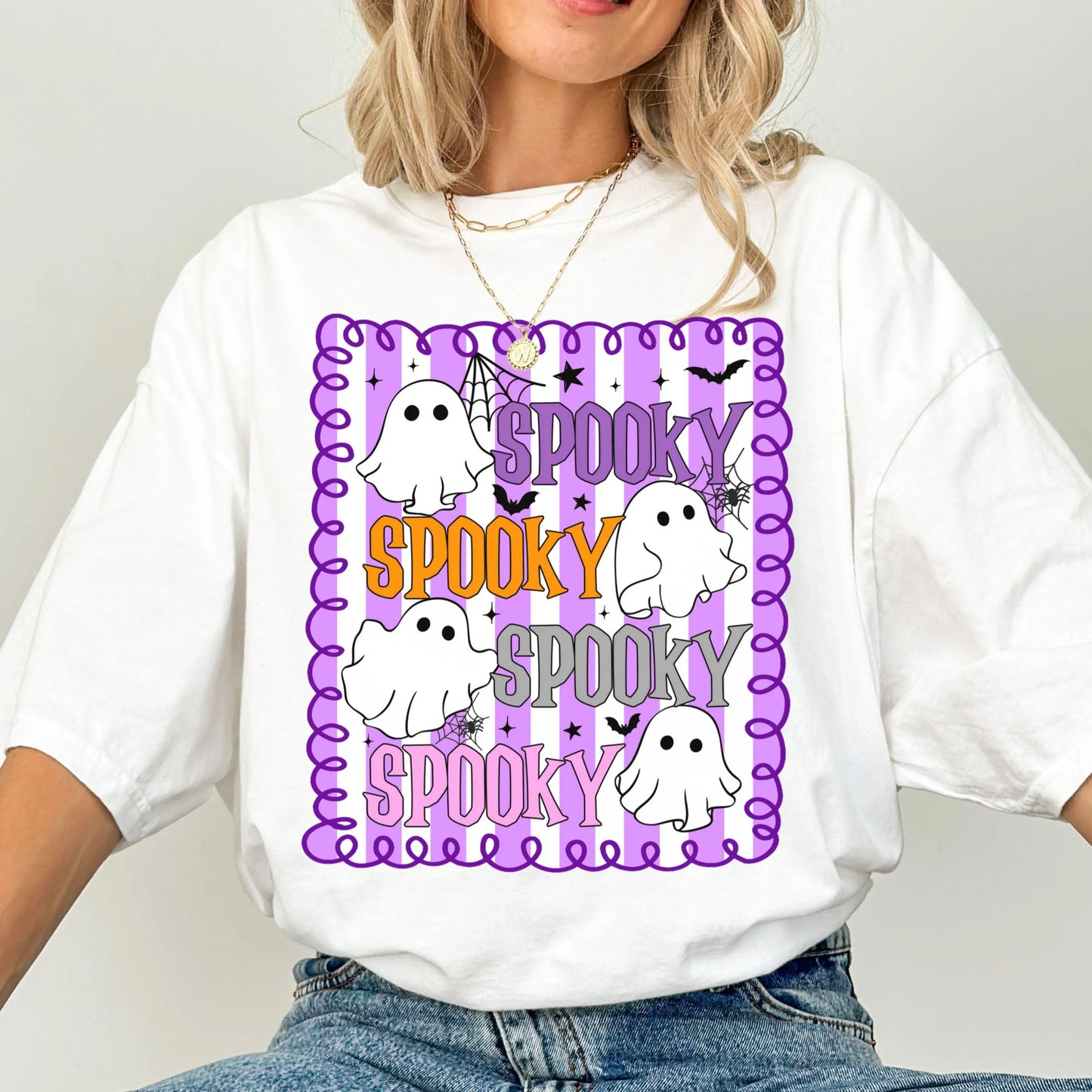 Comfort Colors Halloween Shirt, Halloween Ghost Shirt, Cute Ghost Shirt, Fall Halloween Spooky Tee, Cute Boo Shirt, Halloween Tee Gift