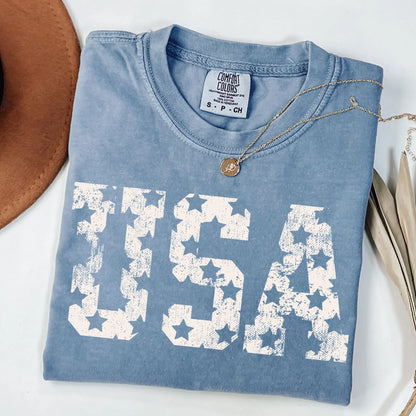 Comfort Colors 4th of July Shirt, USA Shirt, 4th of July Tee, Stars and Stripes Shirt, American Shirt, USA Tee, USA Shirt, Merica Shirt