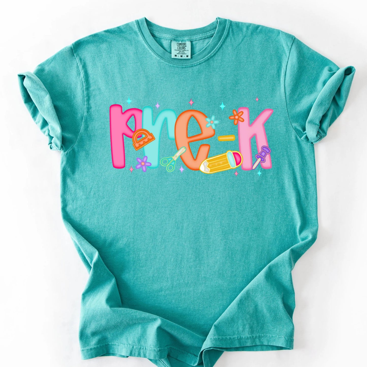 Comfort Colors Teacher Shirt, Pre K Grade Teacher Shirt, Kindergarten Teacher Shirt, Pre K Teacher Tee, Back to School Shirt, Teacher Tee