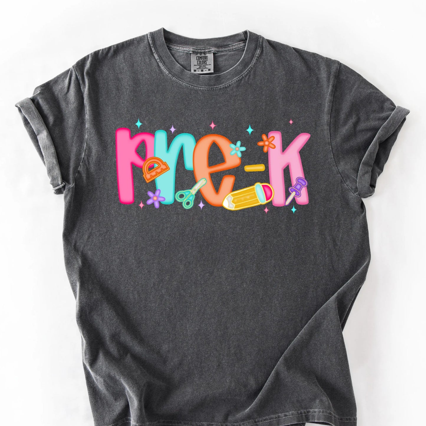 Comfort Colors Teacher Shirt, Pre K Grade Teacher Shirt, Kindergarten Teacher Shirt, Pre K Teacher Tee, Back to School Shirt, Teacher Tee