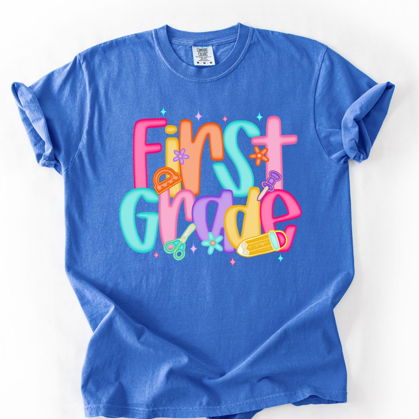 Comfort Colors Teacher Shirt, First Grade Teacher Shirt, 1st Grade Teacher Shirt, 1st Grade Teacher Tee, Back to School Shirt, Teacher Tee