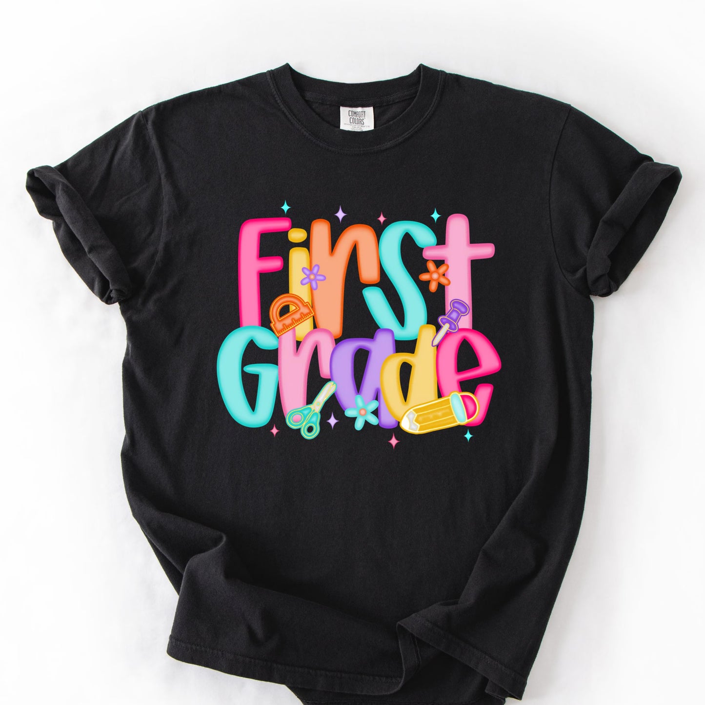 Comfort Colors Teacher Shirt, First Grade Teacher Shirt, 1st Grade Teacher Shirt, 1st Grade Teacher Tee, Back to School Shirt, Teacher Tee