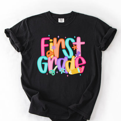 Comfort Colors Teacher Shirt, First Grade Teacher Shirt, 1st Grade Teacher Shirt, 1st Grade Teacher Tee, Back to School Shirt, Teacher Tee