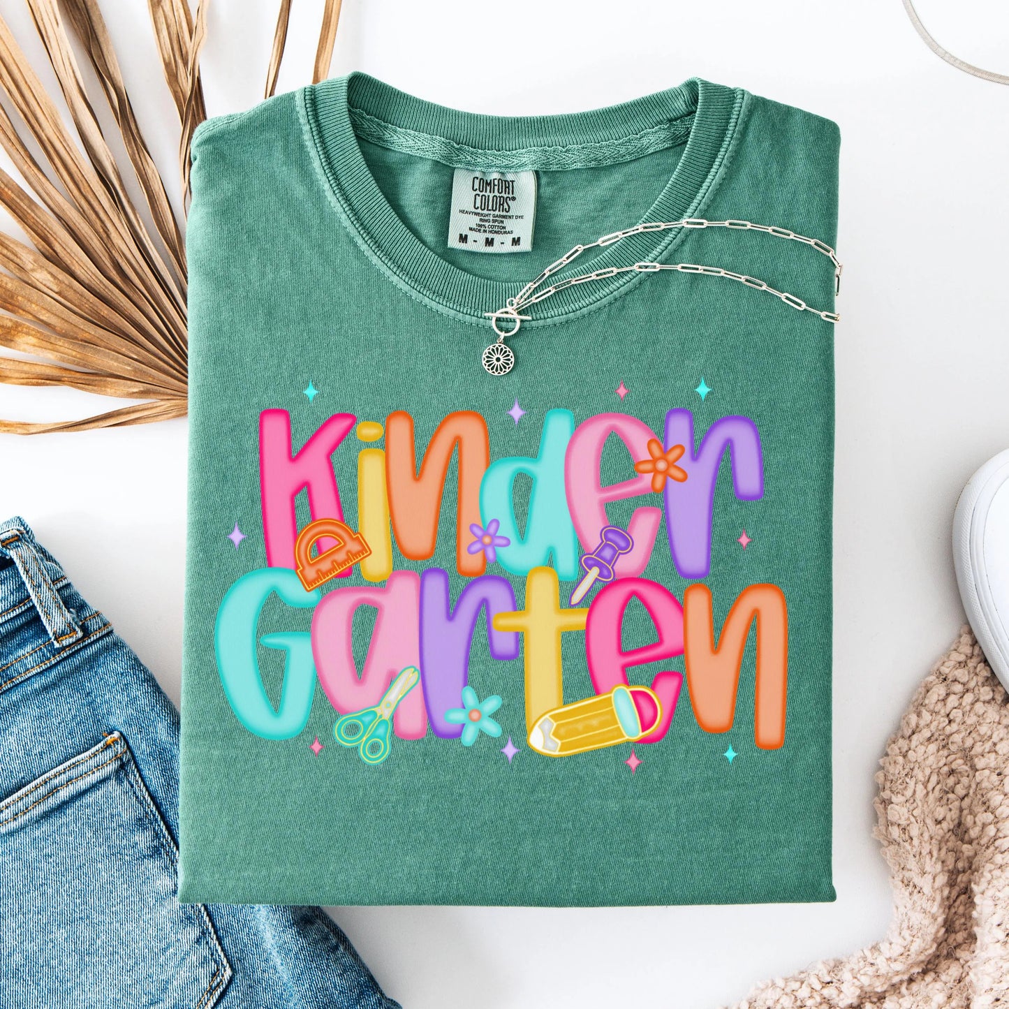 Comfort Colors Teacher Shirt, Kindergarten Teacher Shirt, Kindergarten Shirt, Back to School Shirt, Custom Teacher Appreciation Tee