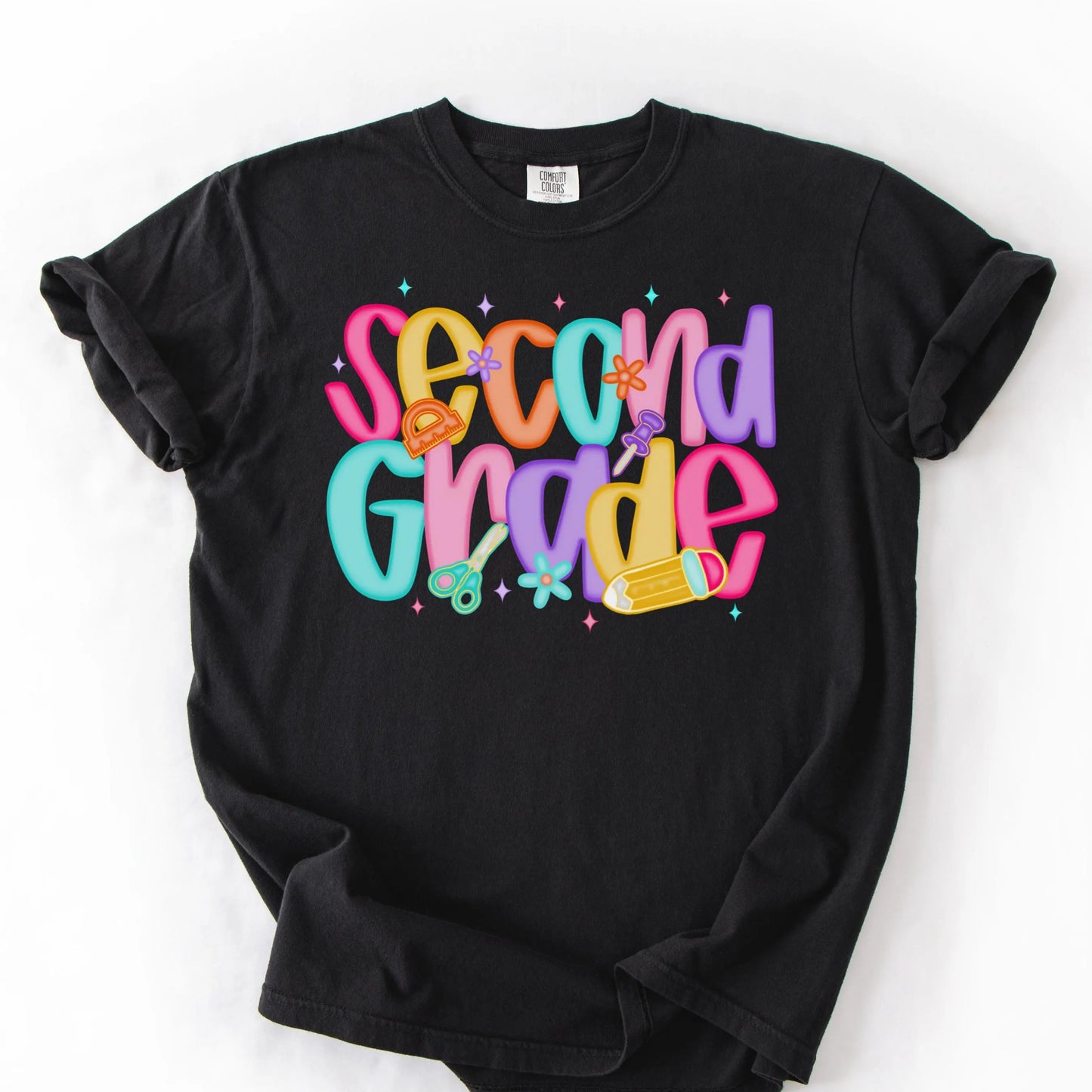 Comfort Colors Teacher Shirt, Second Grade Teacher Shirt, 2nd Grade Teacher Shirt, 2nd Grade Teacher Tee, Back to School Shirt, Teacher Tee