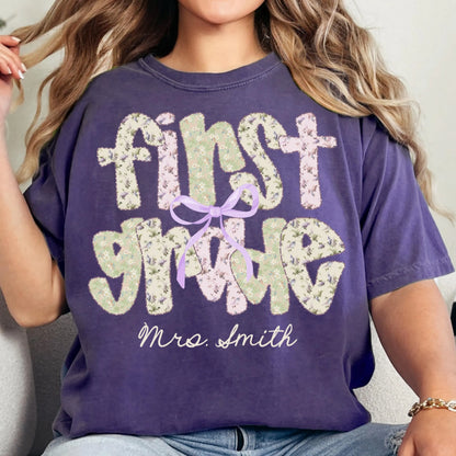 Comfort Colors Teacher Shirt, First Grade Teacher Shirt, 1st Grade Teacher Shirt, 1st Grade Teacher Tee, Back to School Shirt, Teacher Tee